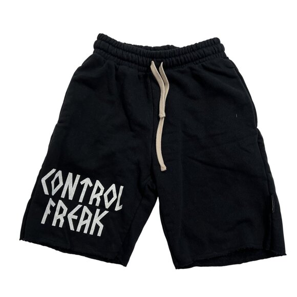Nununu Control Freak Sweatshorts in Black - Picture 1 of 4